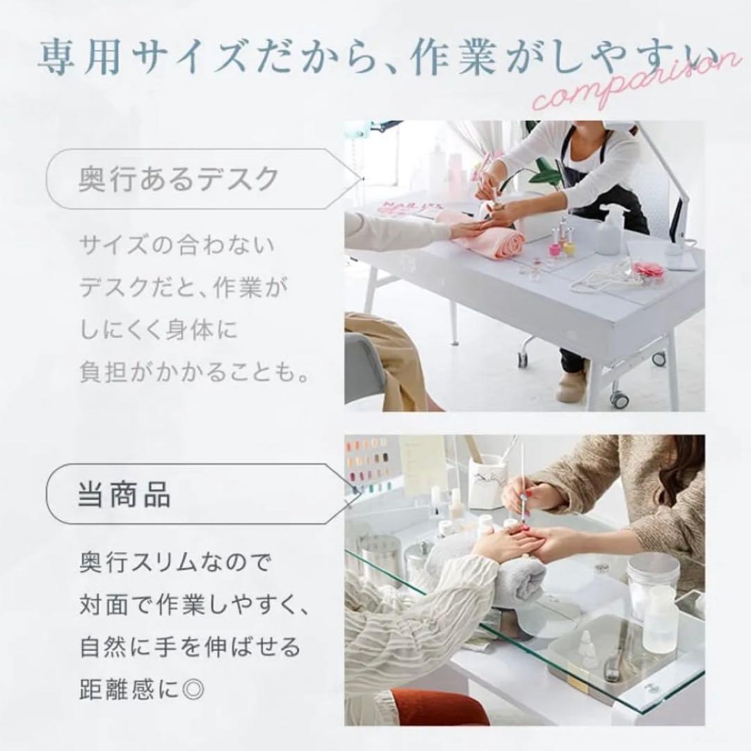 【送料込み】 LOWYA ネイルデスク