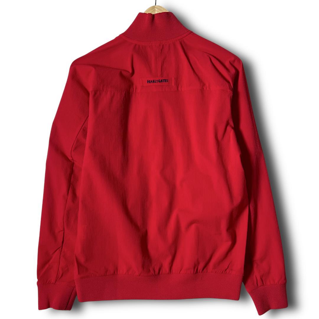 4 パーリーゲイツ シアサッカー Nyタスランドビーストレッチ テックブルゾン