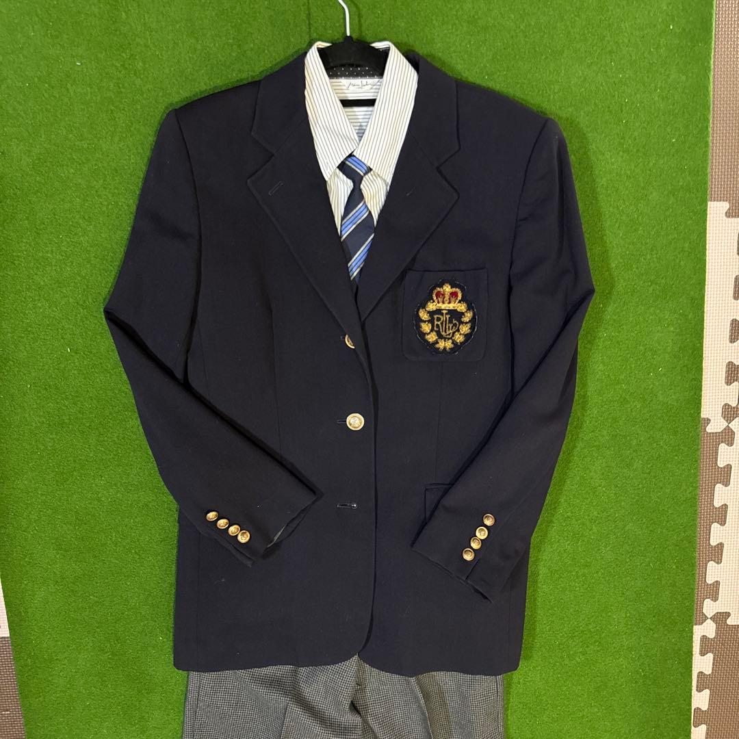 卒業式　小学生男の子170 ブレザーパンツセッ4点