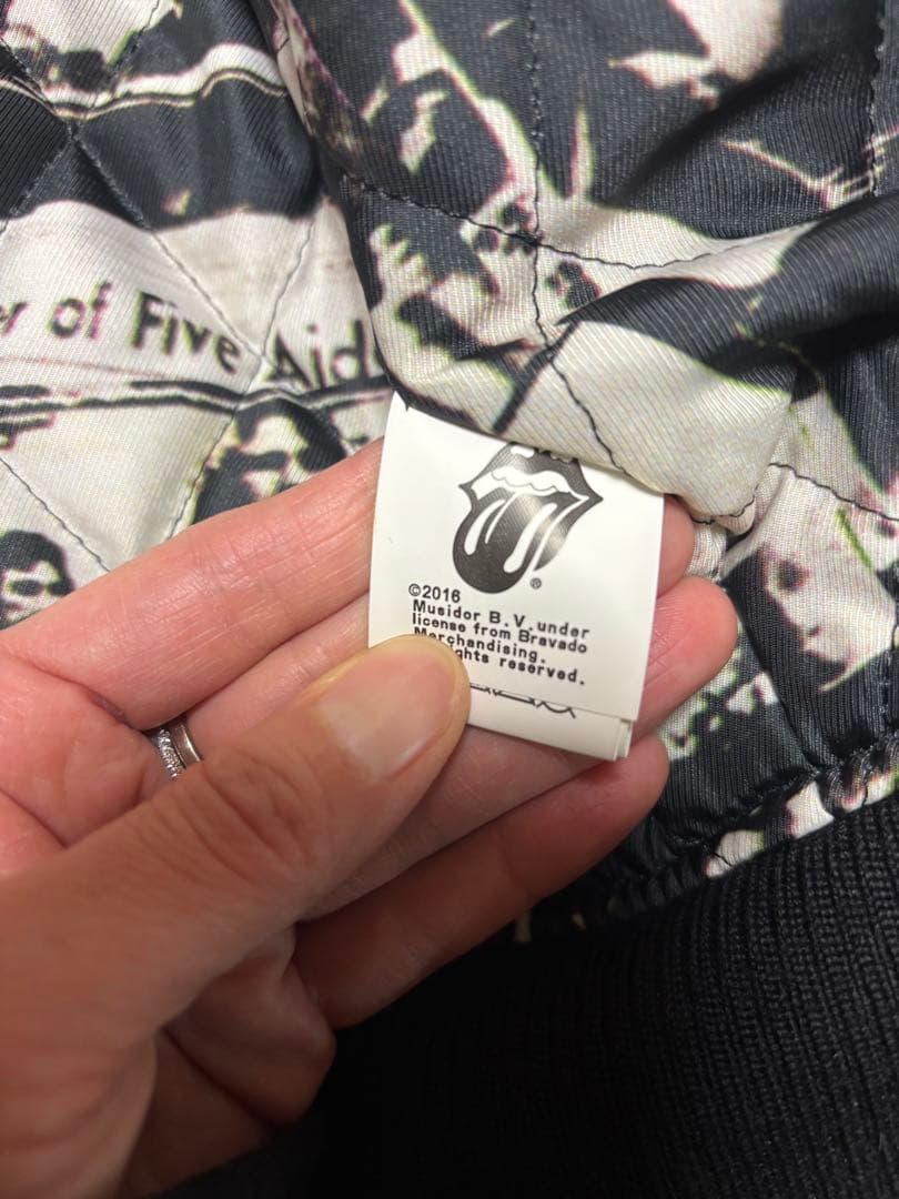 値下げ！希少The Rolling Stones 革スタジャン