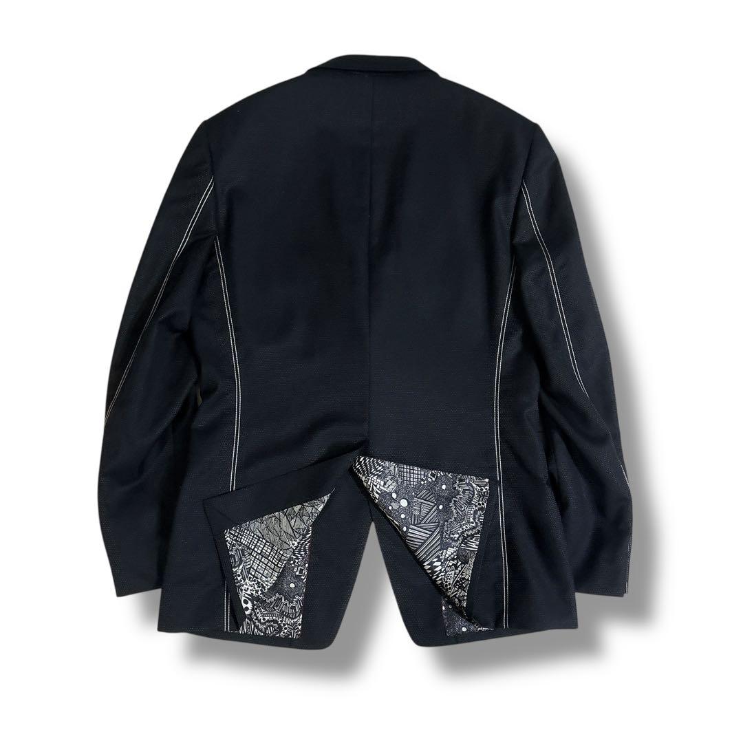 ポールスミスコレクション スーツ セットアップ 総柄 シルク混 サイドステッチ