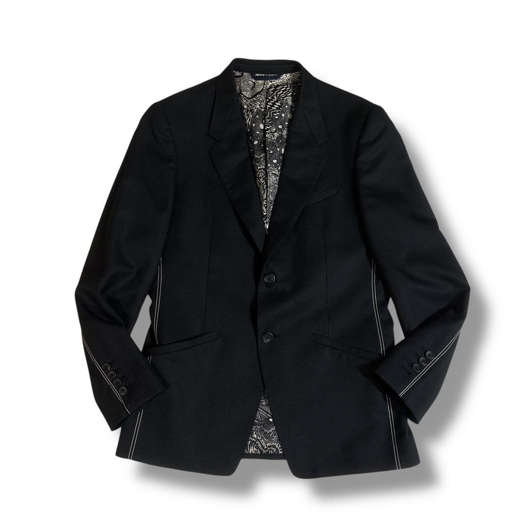 ポールスミスコレクション スーツ セットアップ 総柄 シルク混 サイドステッチ