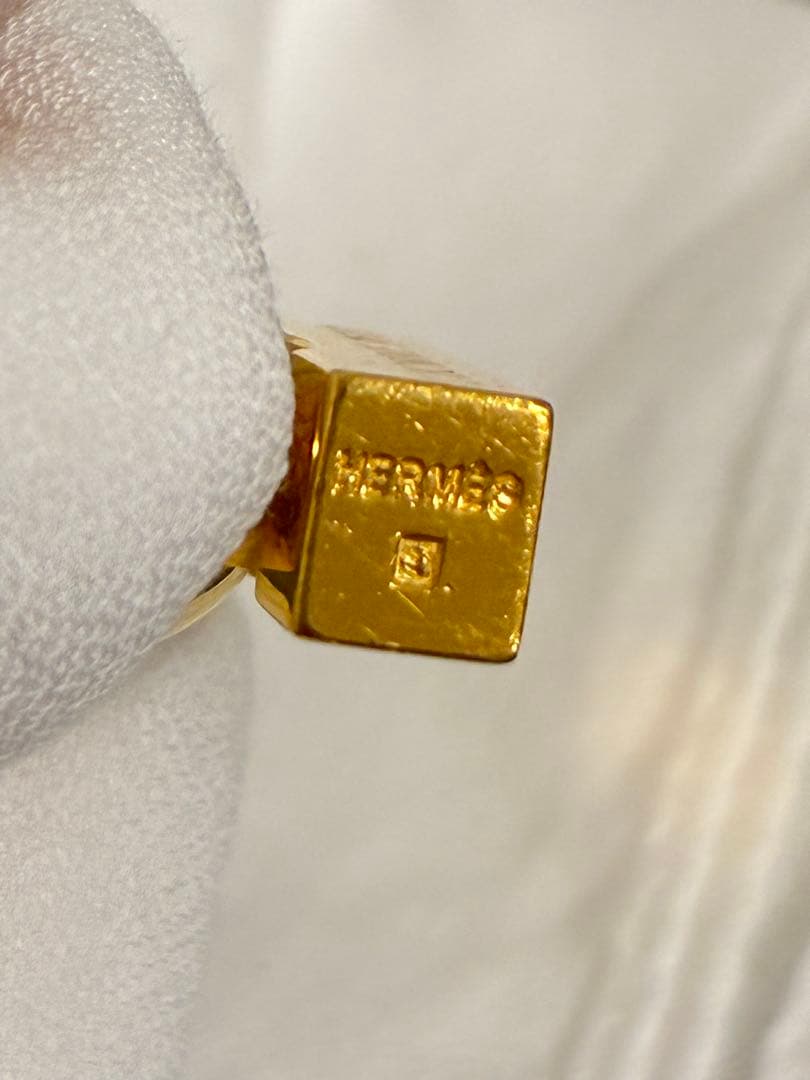 HERMES エルメス カデナ 2001年 限定 地球 ゴールド