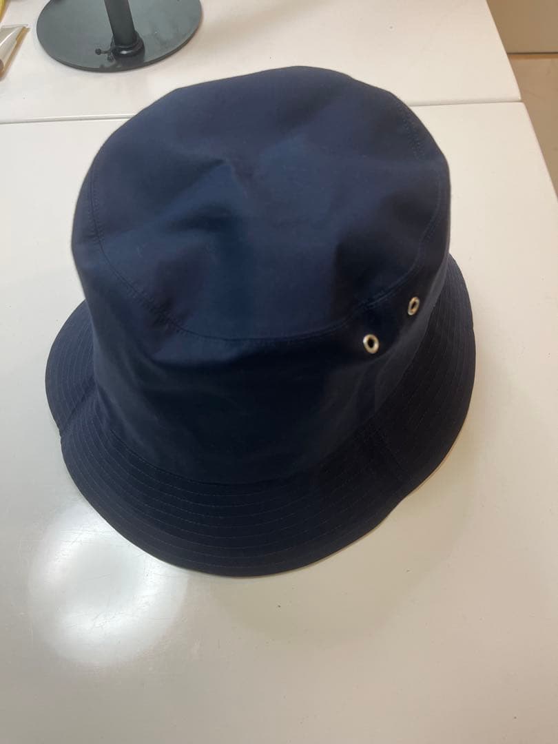 【美品】Dior Teddy-D ボブハット　バケハ　帽子　ネイビー