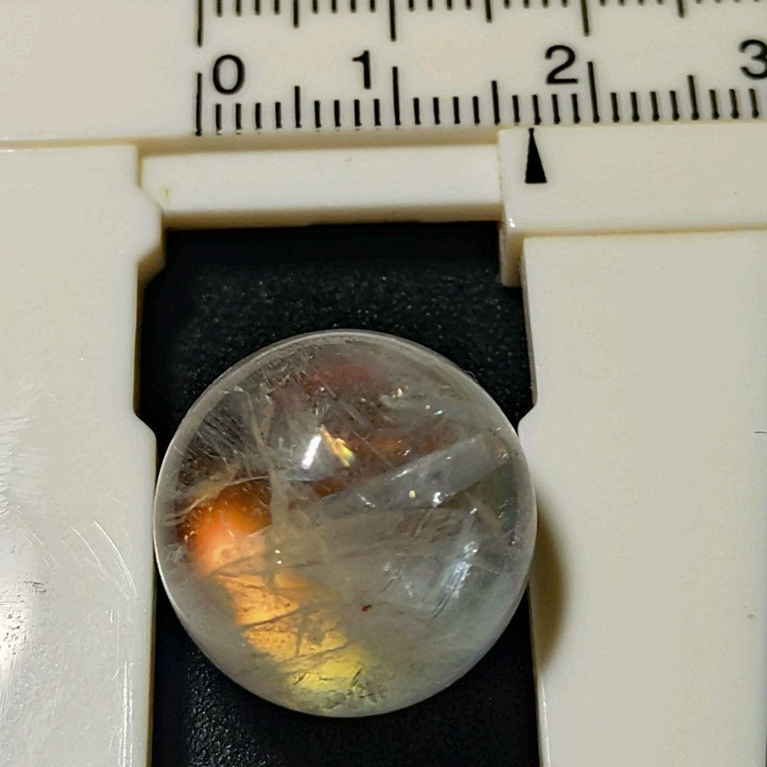 ★(ルフィ！)トップグレードレインボーアンデシン 16.5ミリ珠ビーズA