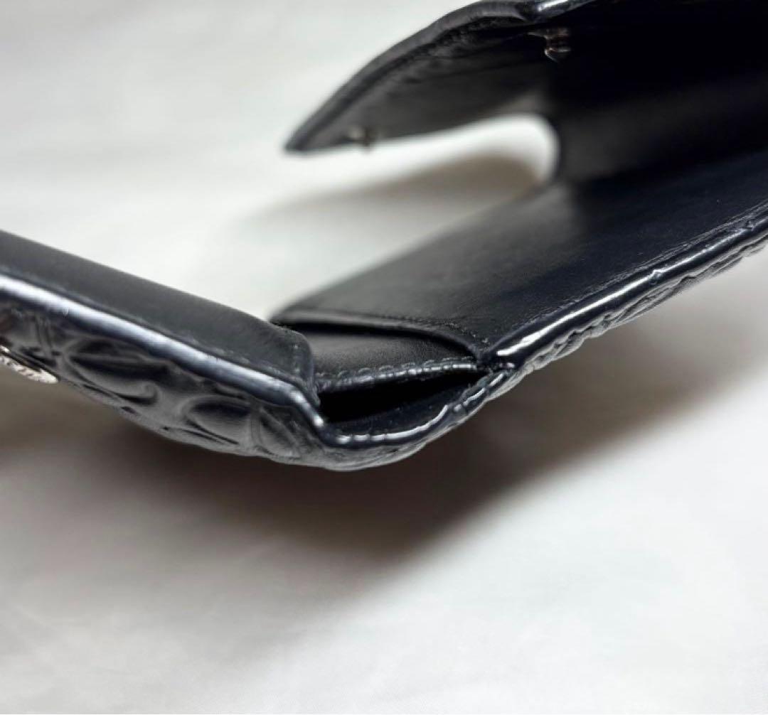 【美品】　ロエベ　スモールバーティカル　リピートアナグラム　三つ折り財布