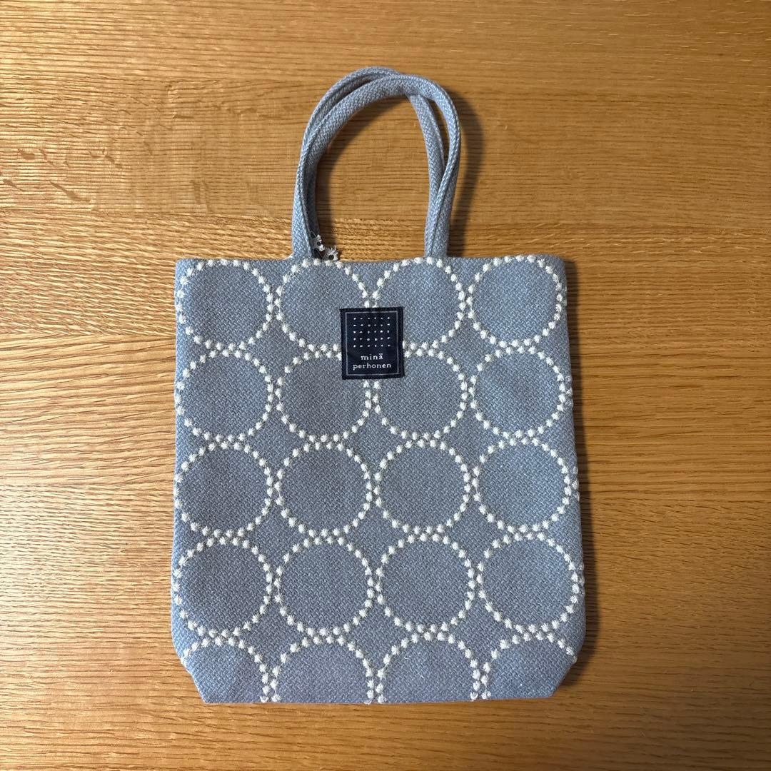 ミナペルホネン「tambourine」 toast bag/light gray