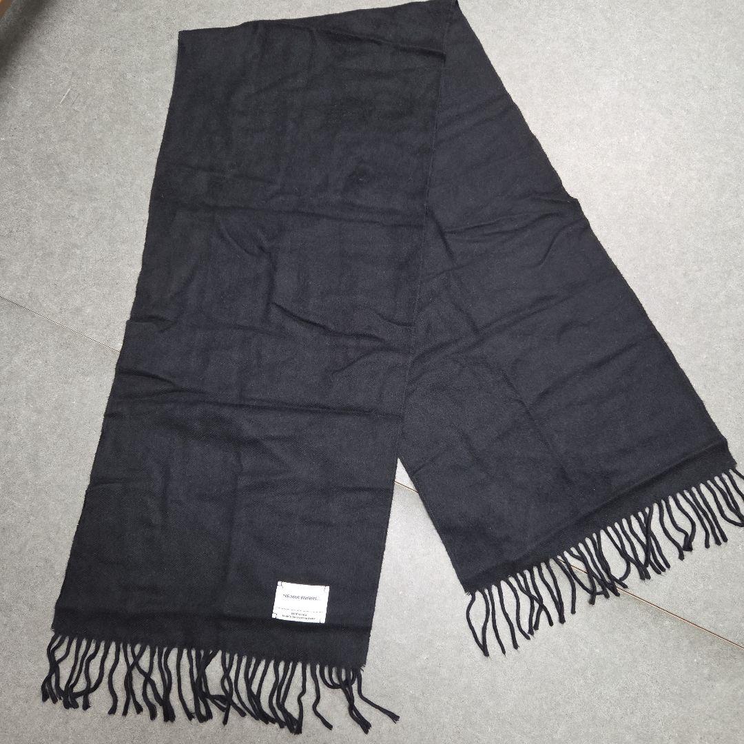 THE INOUE BROTHERSベビーアルパカ100% マフラー ストール黒