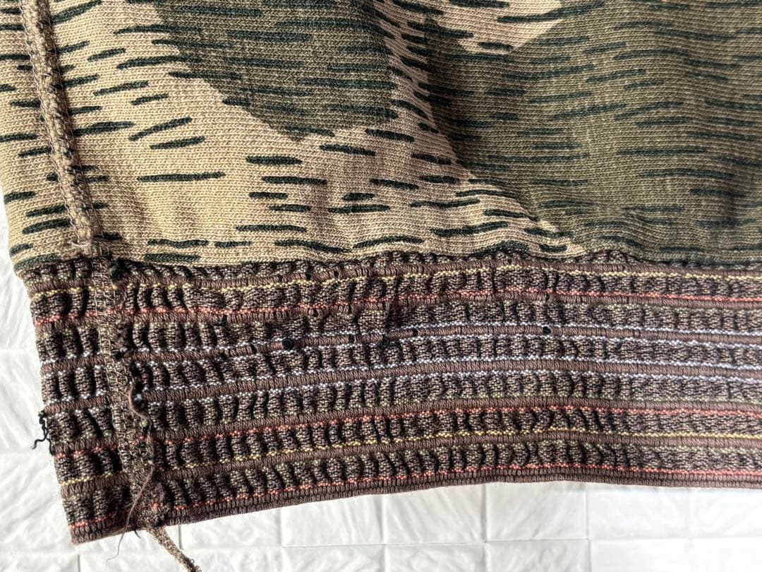 キャピタル KAPITAL 迷彩 スウェット ベスト ノースリーブ