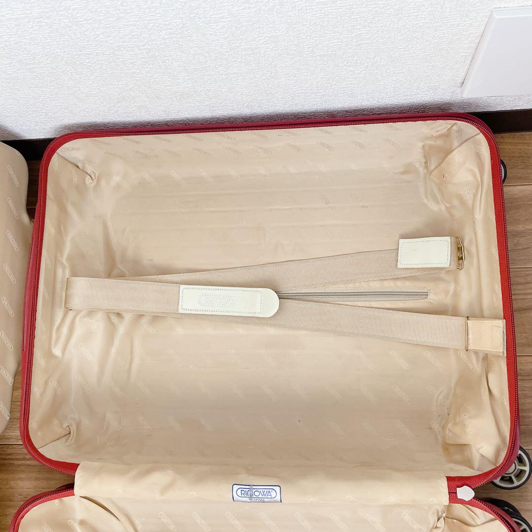 RIMOWA SALSA 873.52 スーツケース 4輪 TSA レッド