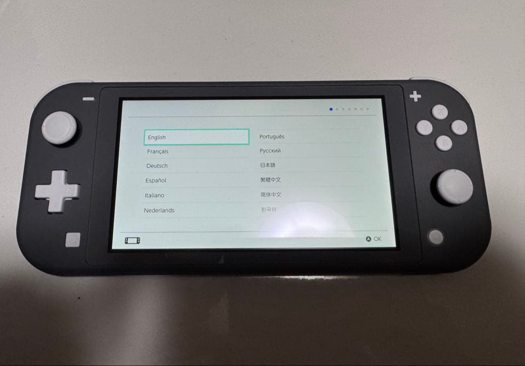 極美品　Nintendo Switch Lite グレー