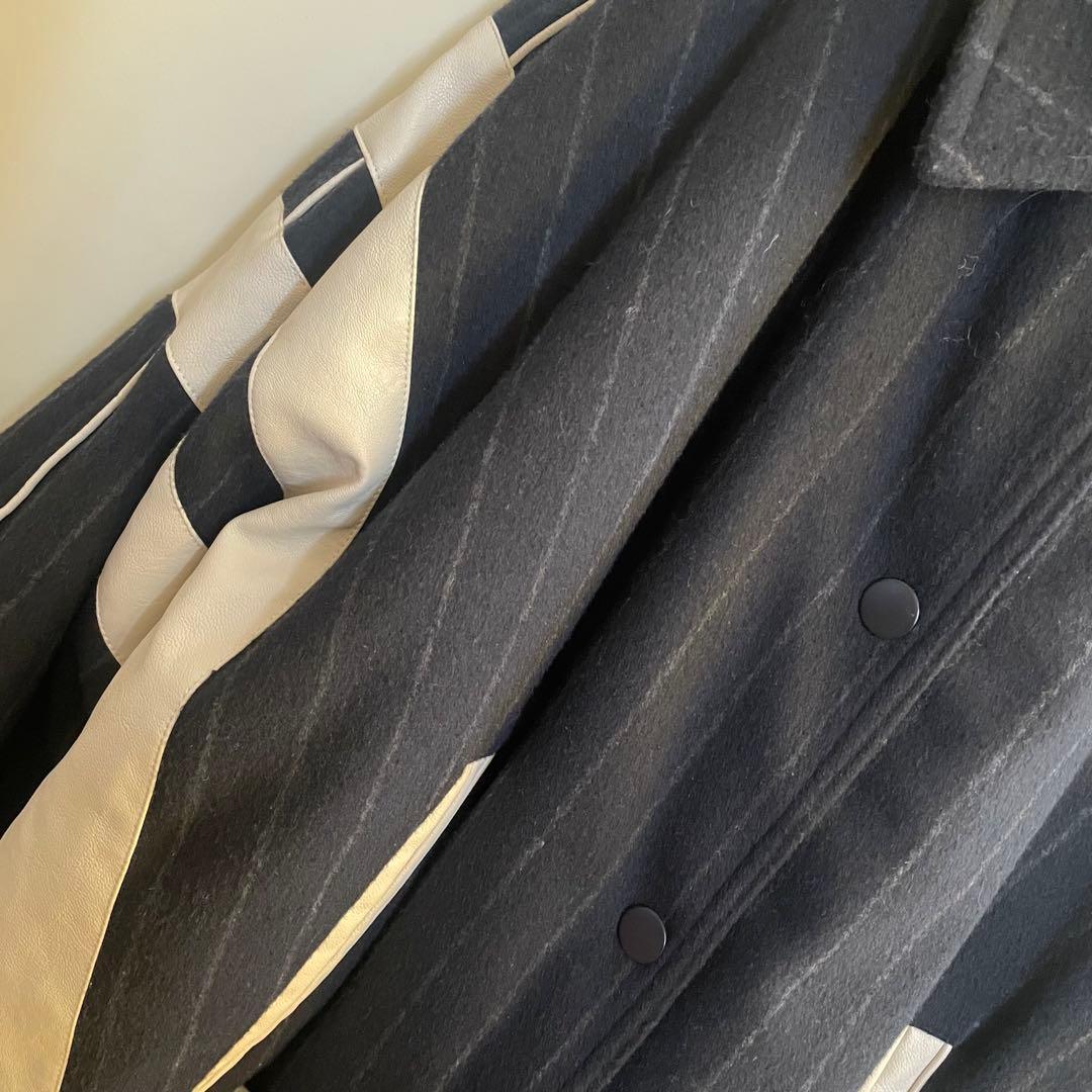 MAISON SPECIAL カレッジブルゾン スタジャン