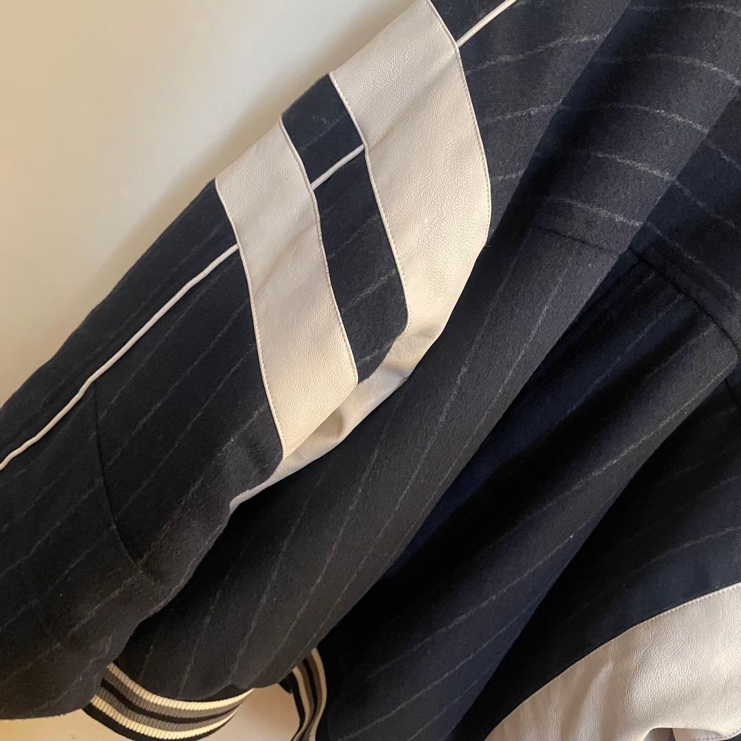 MAISON SPECIAL カレッジブルゾン スタジャン