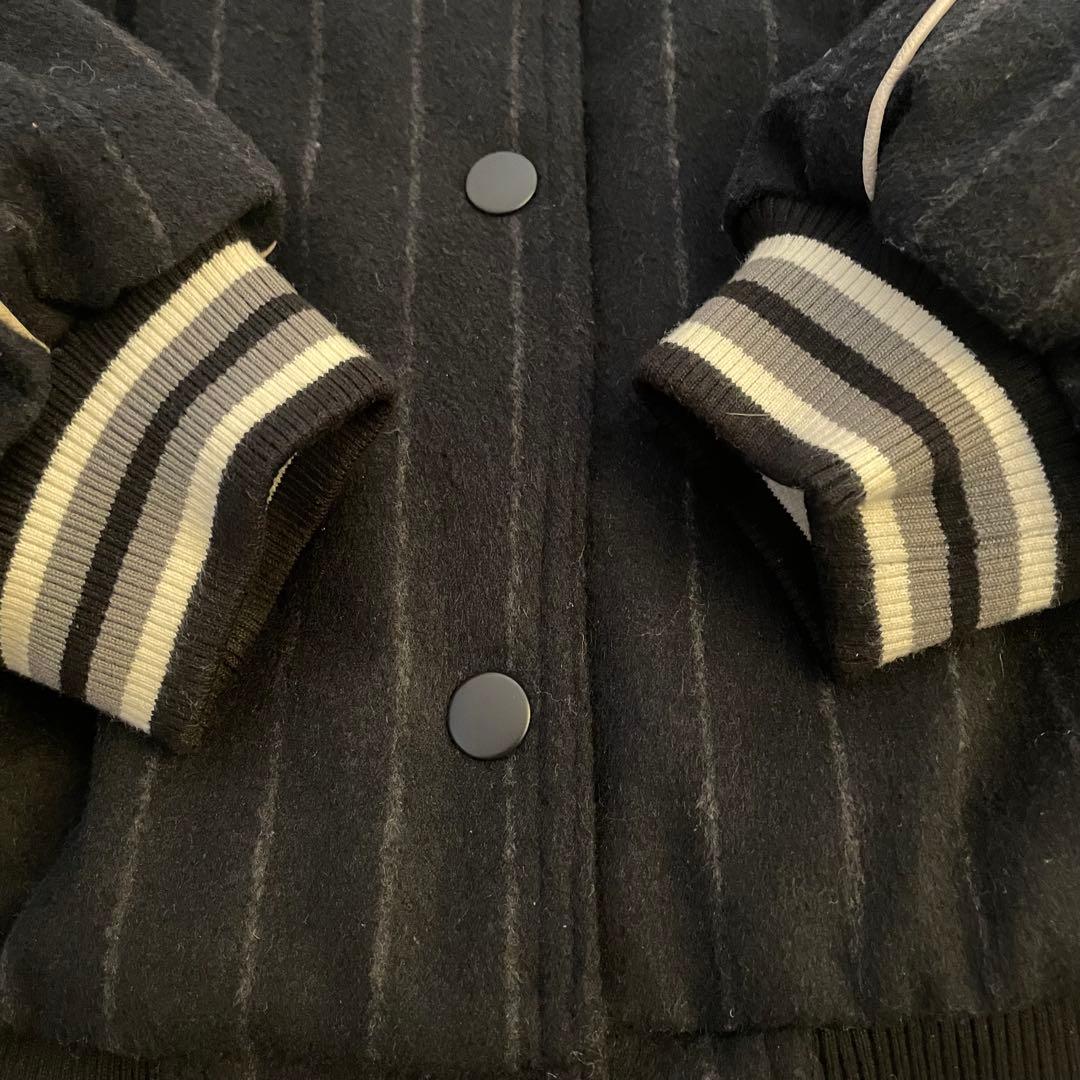 MAISON SPECIAL カレッジブルゾン スタジャン