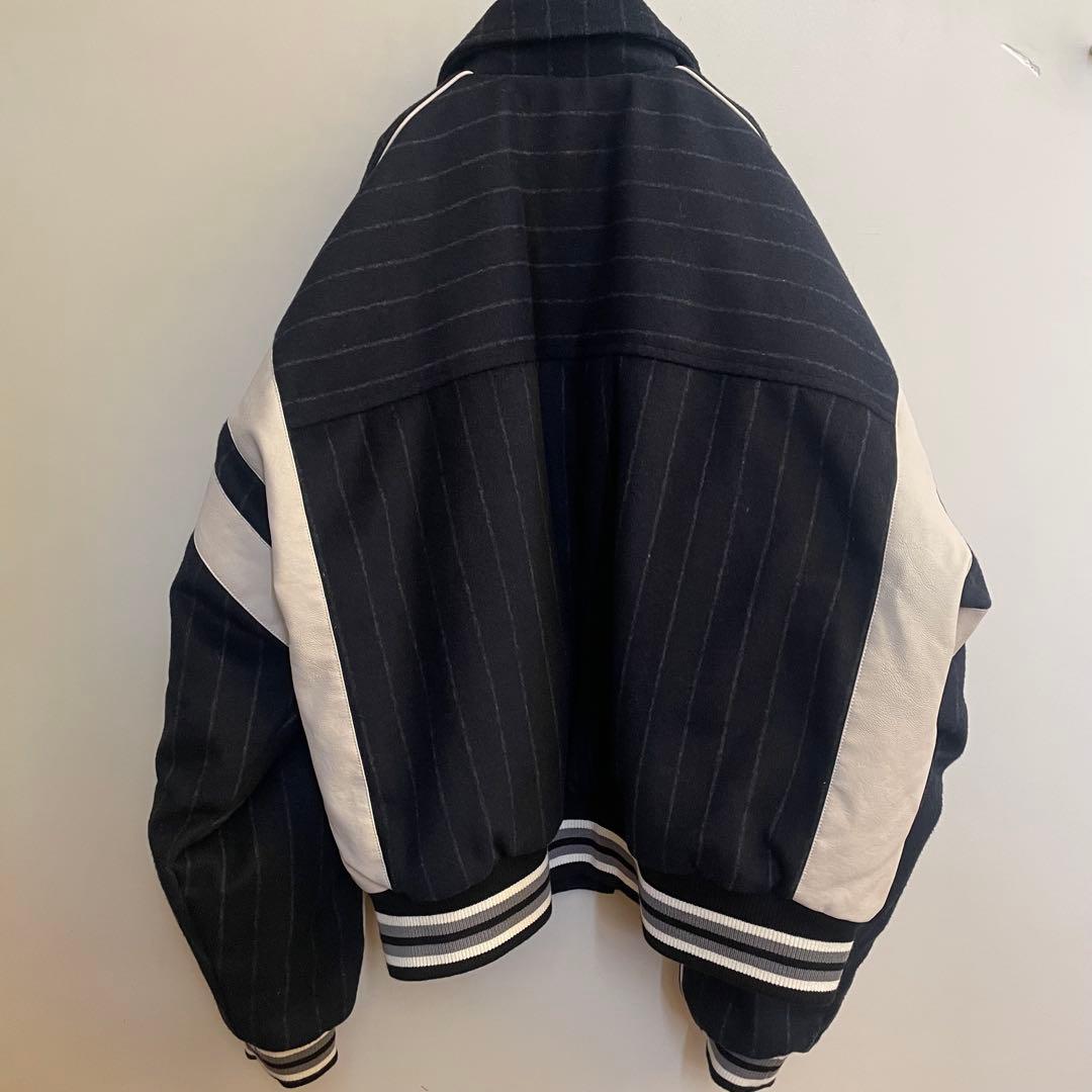 MAISON SPECIAL カレッジブルゾン スタジャン