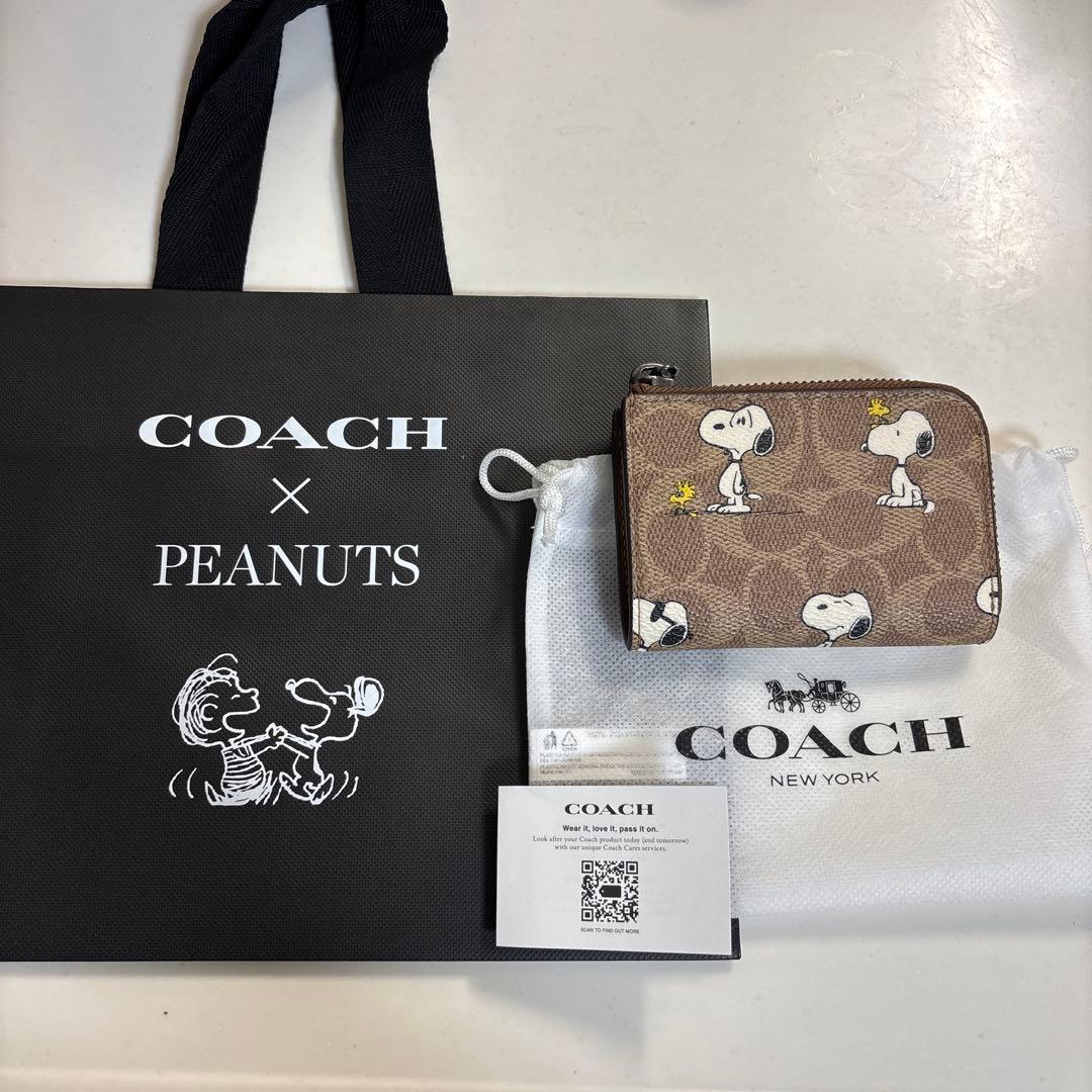 【COACH X PEANUTS】ジップ キー ケース