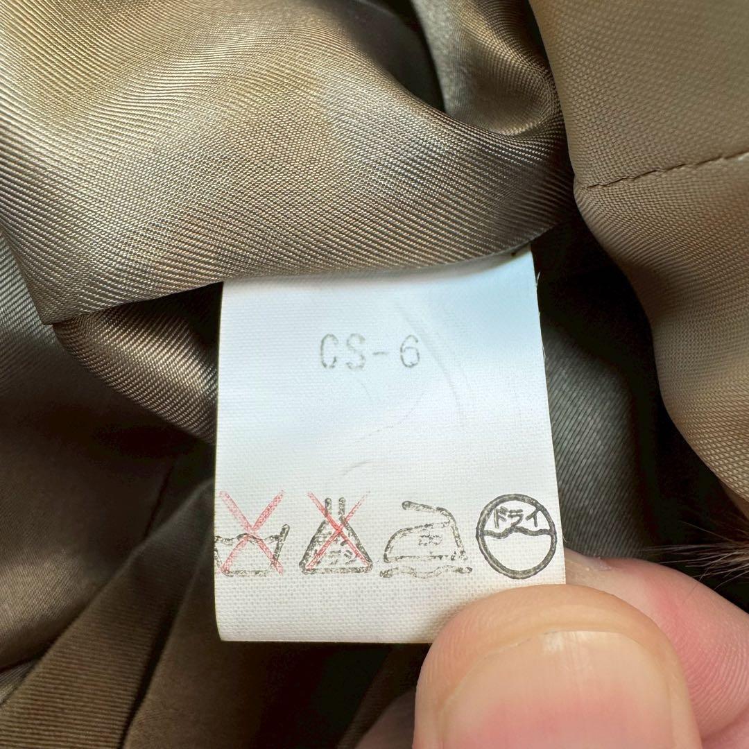 極美品✨ ベルテットコート ライナー付き ファー Dialen® cotton