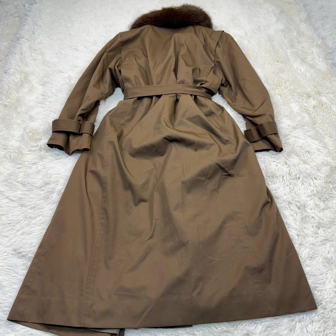 極美品✨ ベルテットコート ライナー付き ファー Dialen® cotton