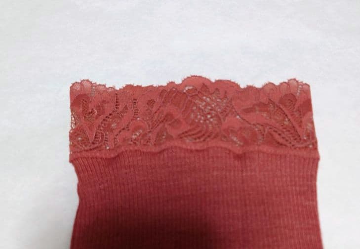 新品タグ付き 高級 ウール シルク レギンス ボトムス S