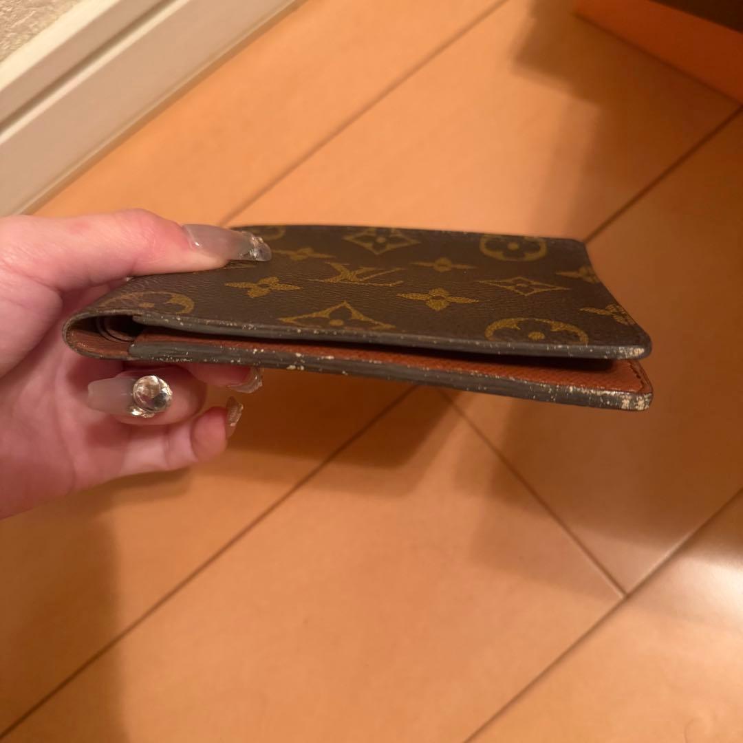 ルイヴィトン　ポルトフォイユ　ミュルティプル　折財布　モノグラム　レザー