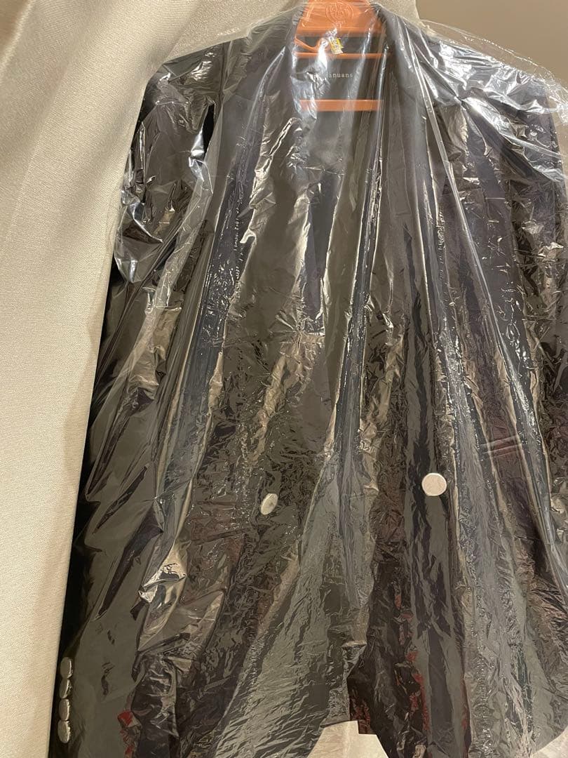 anuans ダブルジャケット　ネイビー