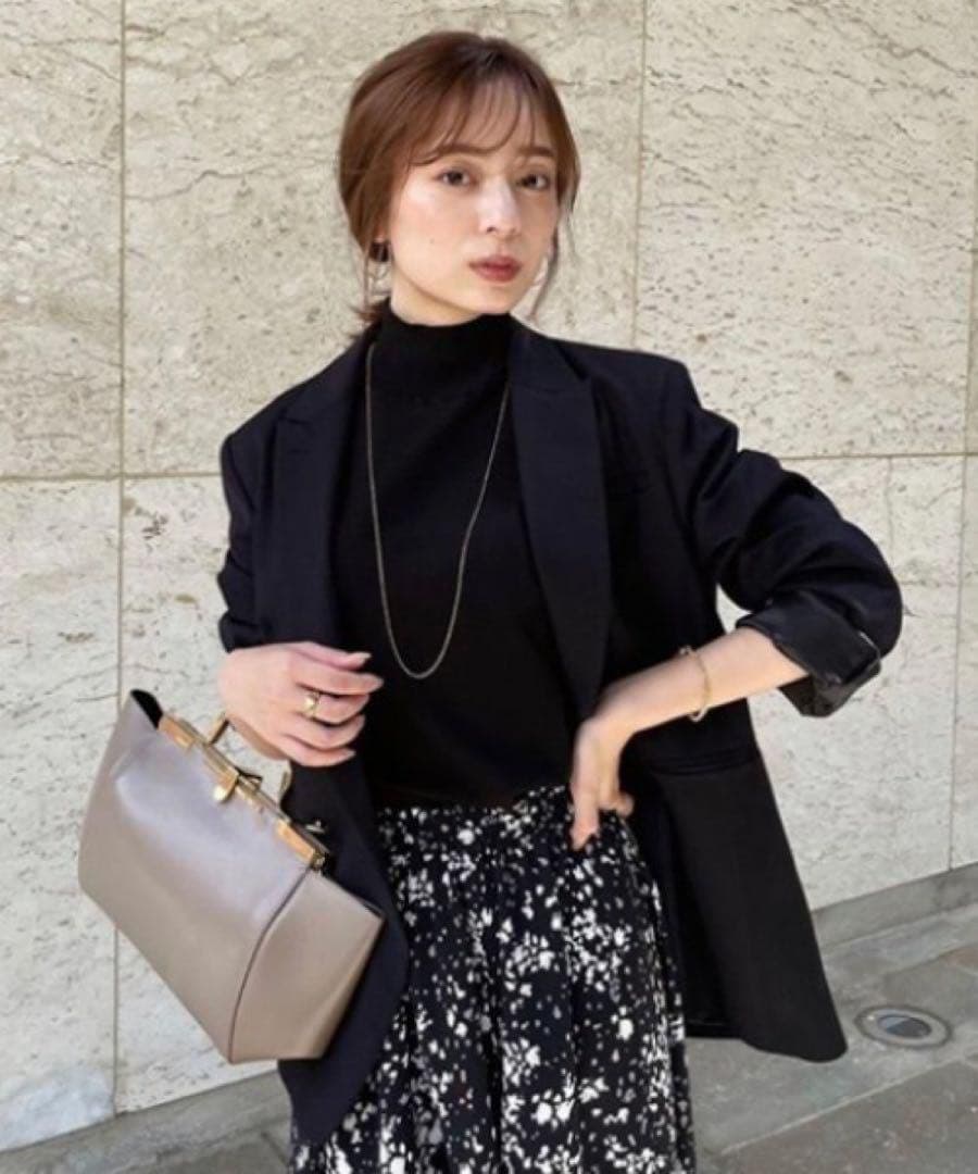 anuans ダブルジャケット　ネイビー