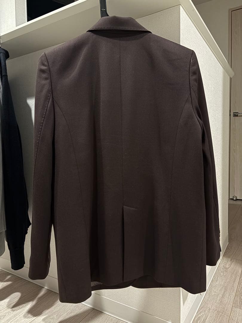 anuans ベーシックダブルジャケット BROWN 2サイズ