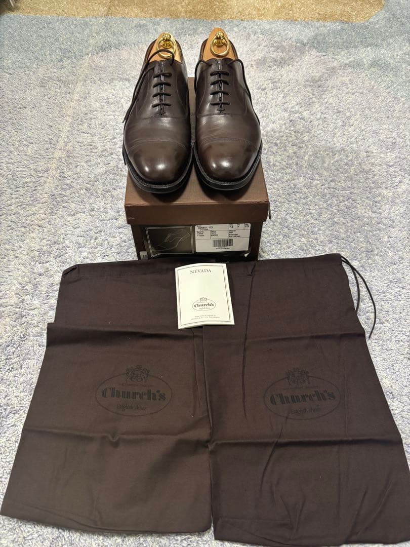 着用１回　チャーチ Church’s 7.5 consul コンサル 定価18万