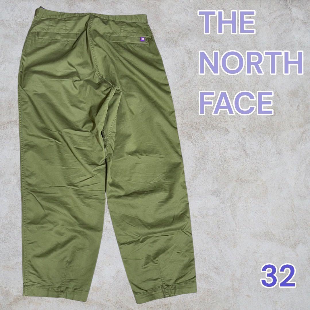 ノースフェイス　パープルレーベル　チノ　テーパード　パンツ　32 カーキグリーン