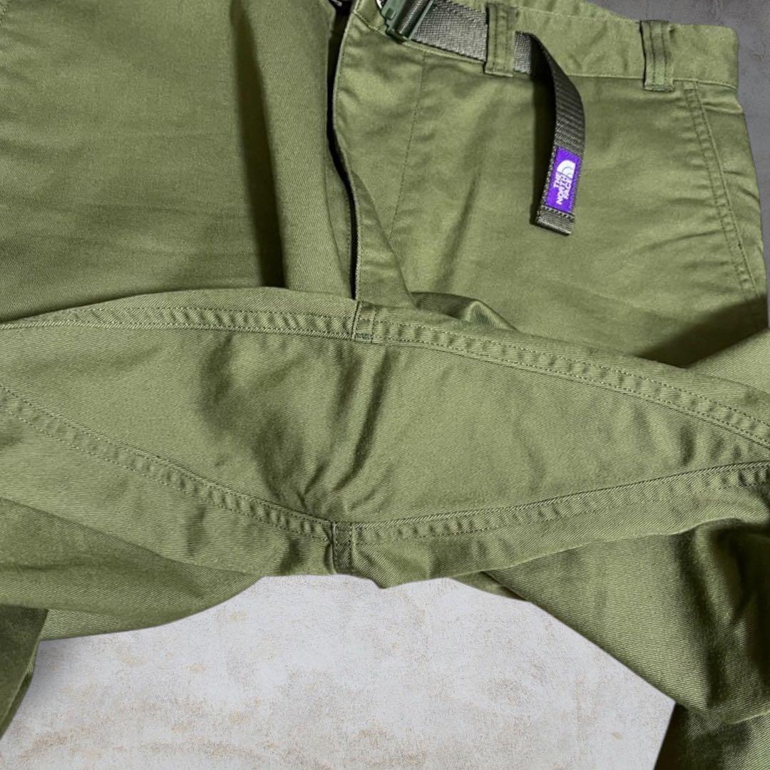 ノースフェイス　パープルレーベル　チノ　テーパード　パンツ　32 カーキグリーン