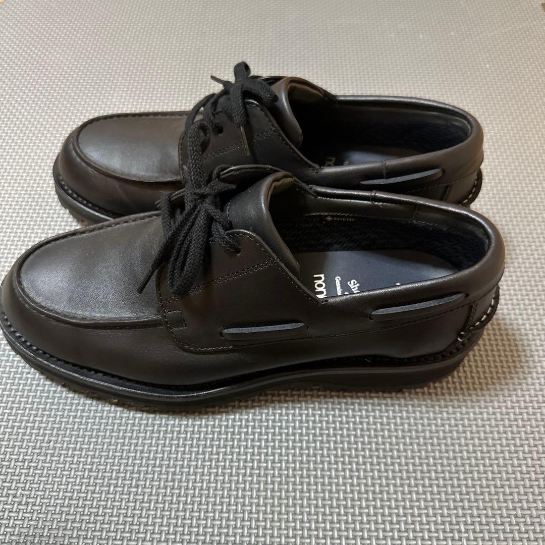 nonnative REGALデッキシューズ 黒