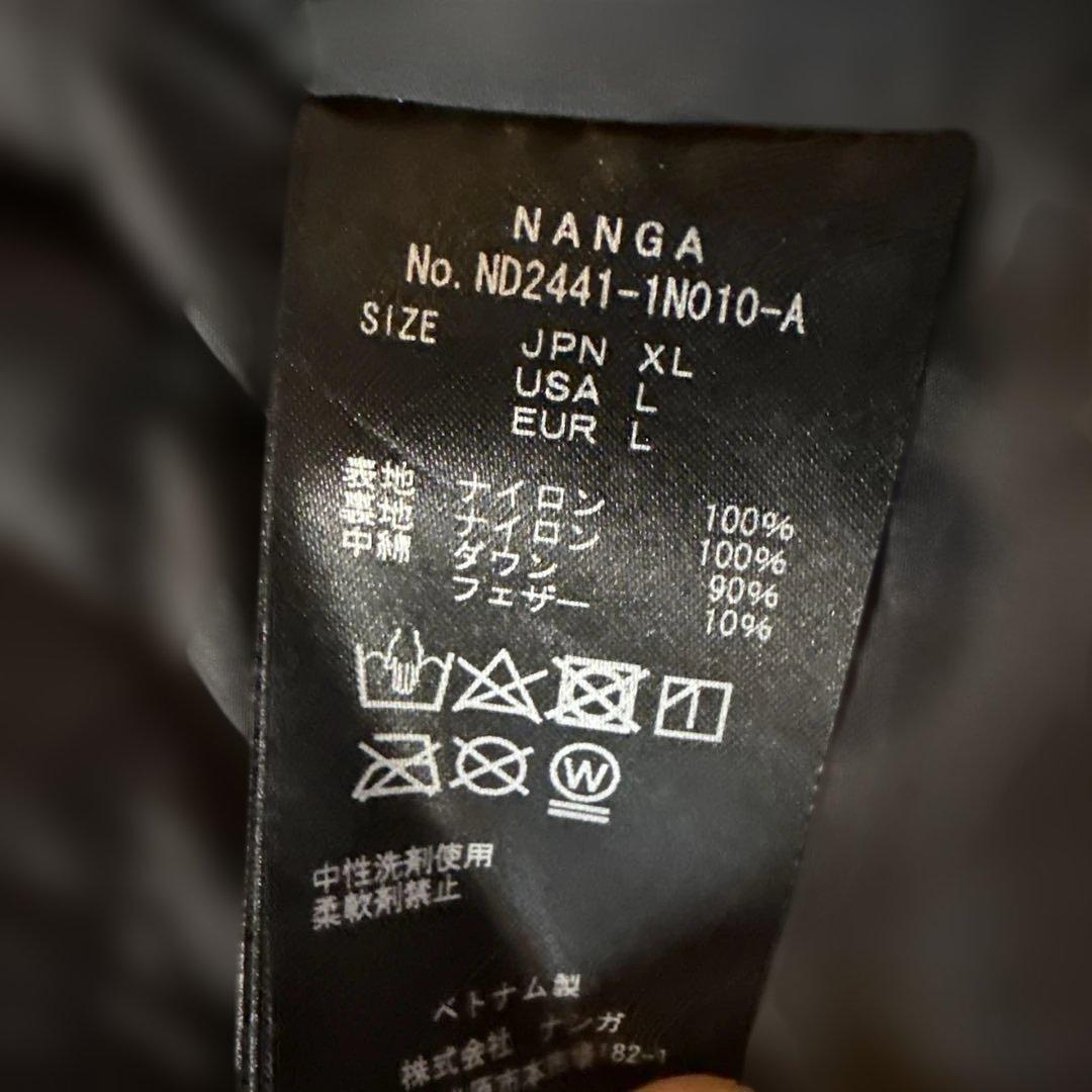 き*よ様 NANGA ブラック オーロラダウンベスト XL