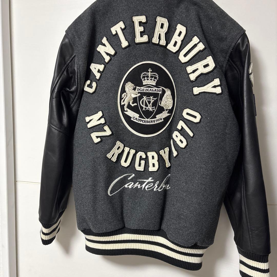 豪華刺繍 カンタベリー フルデコ 袖革 スタジャン