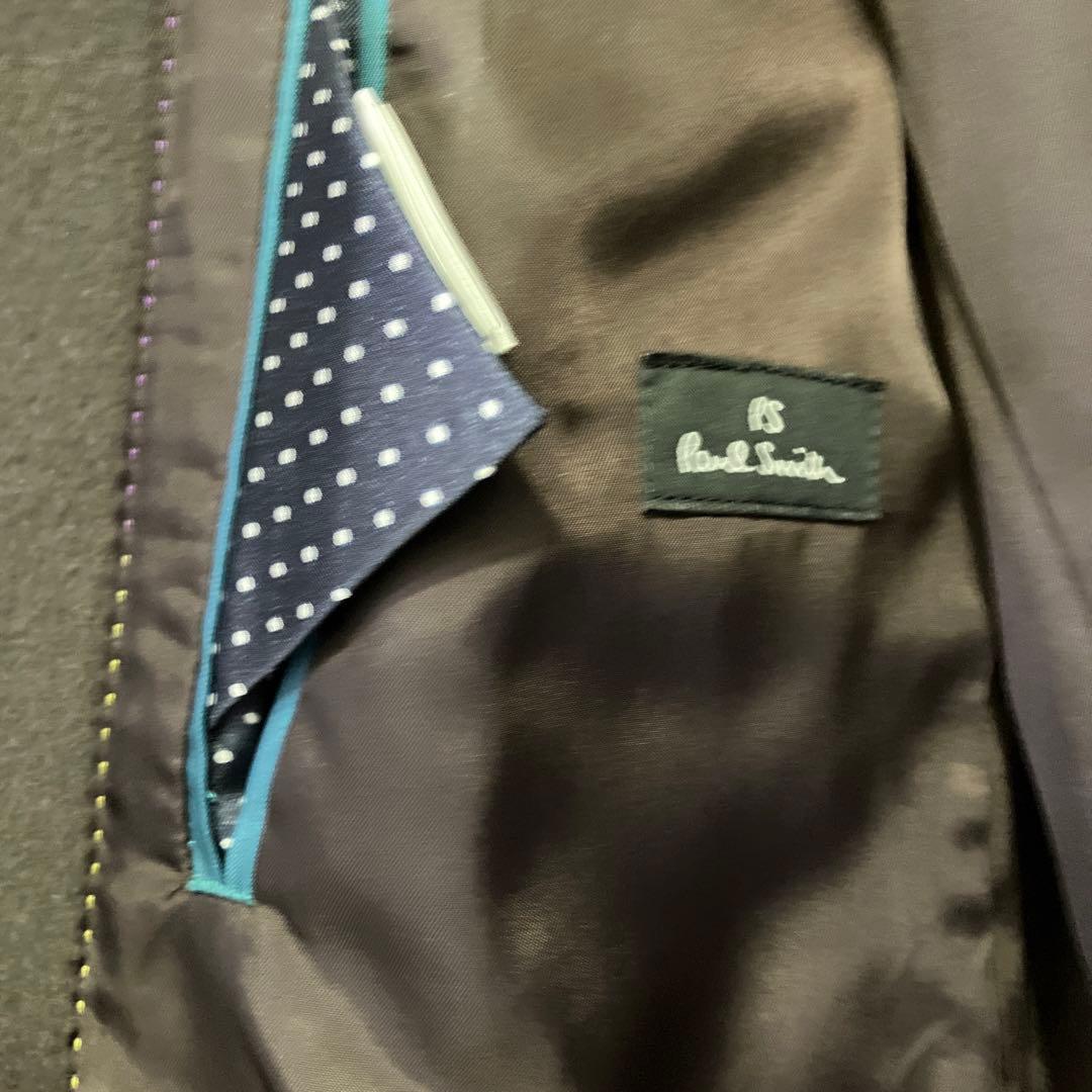 ポールスミス　ウール バイカラー　ピーコート