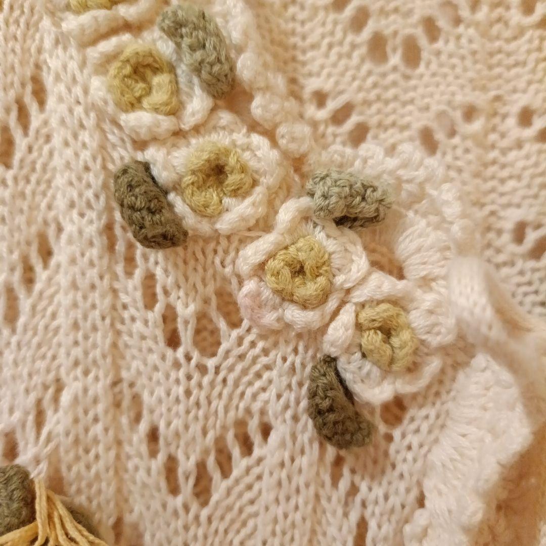 ピンクハウス　いちごモチーフベストカーディガン