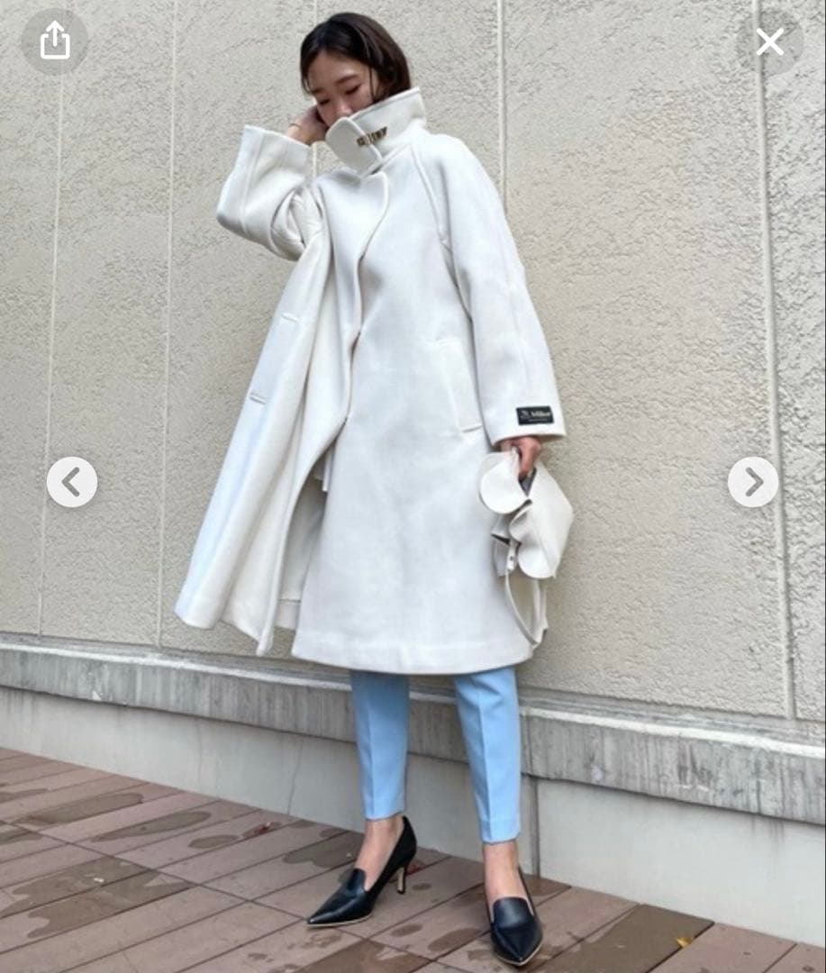 セルフォード Aラインスタンドカラーコート