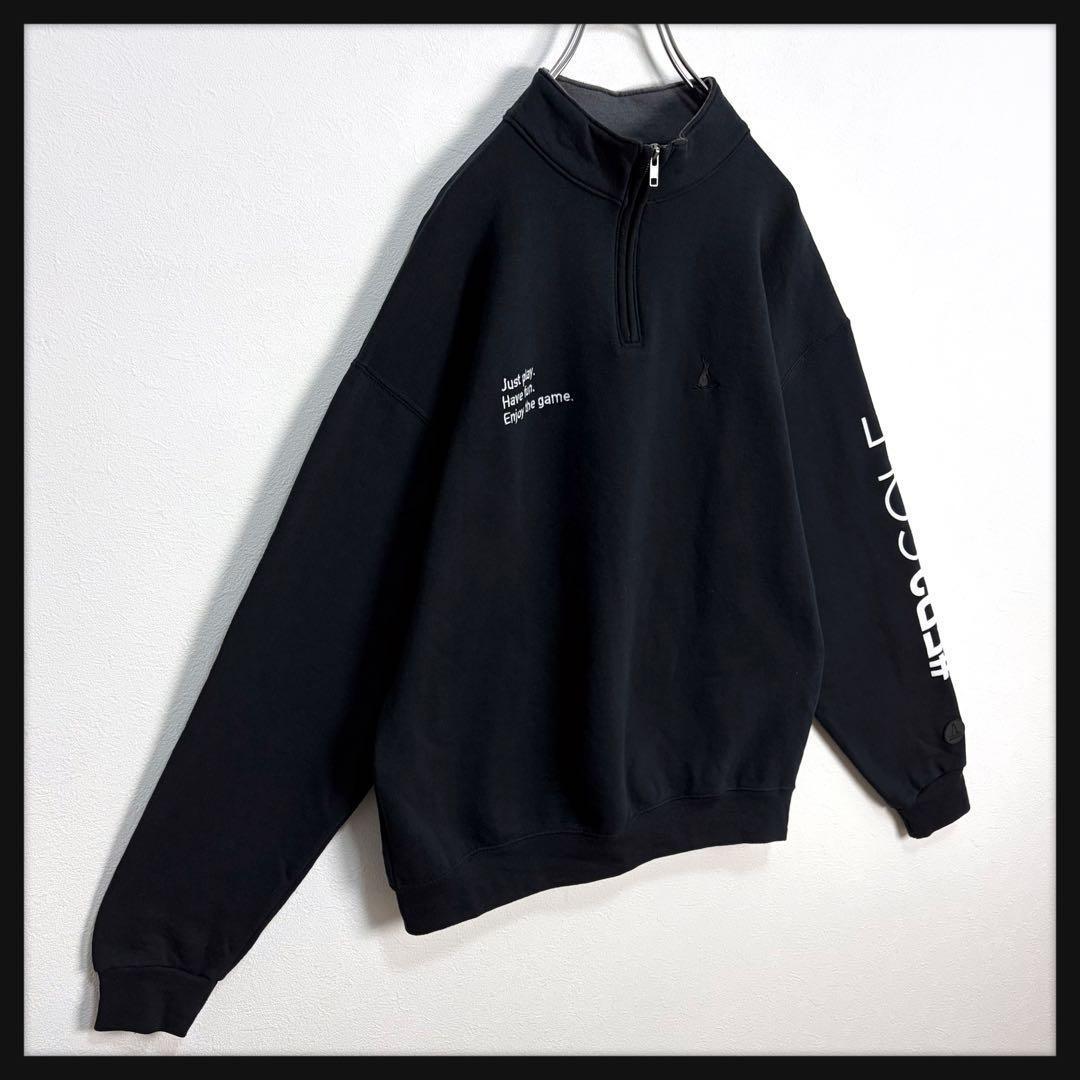 【美品】FR2 ゴルフ サークルロゴ ハーフジップスウェット 刺繍ロゴ 即完売品