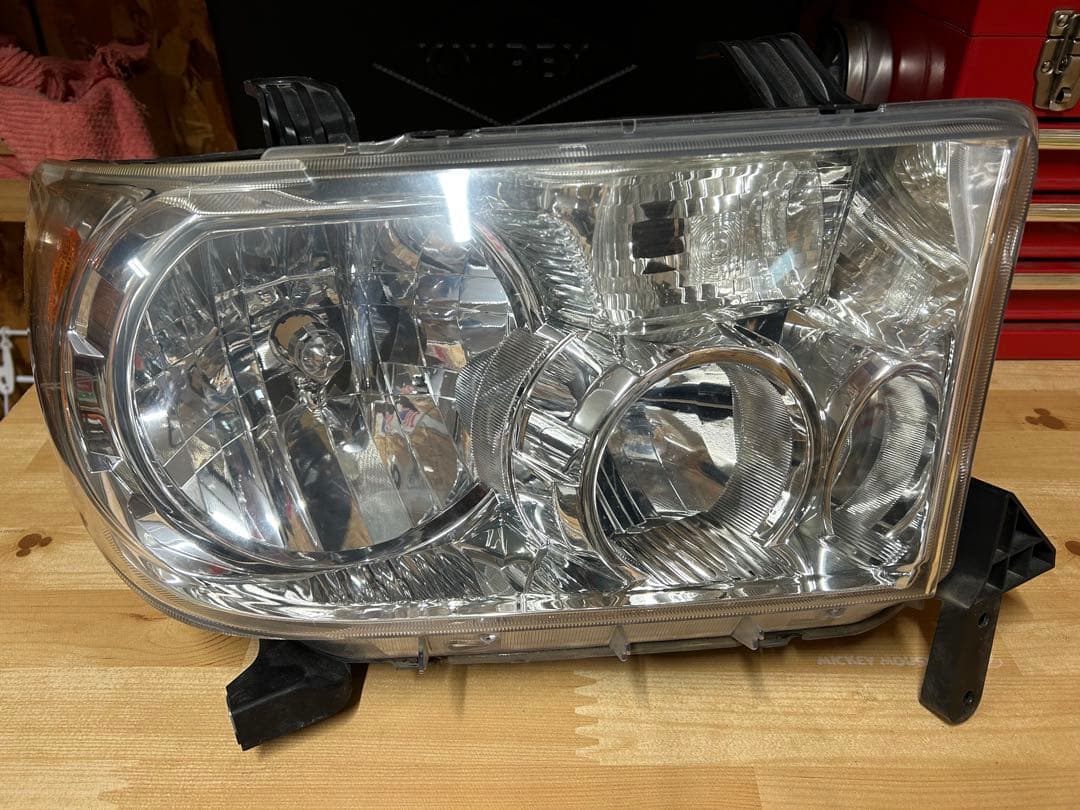 タンドラ 純正 ヘッドライト 左右 クリアレンズ 2個セット