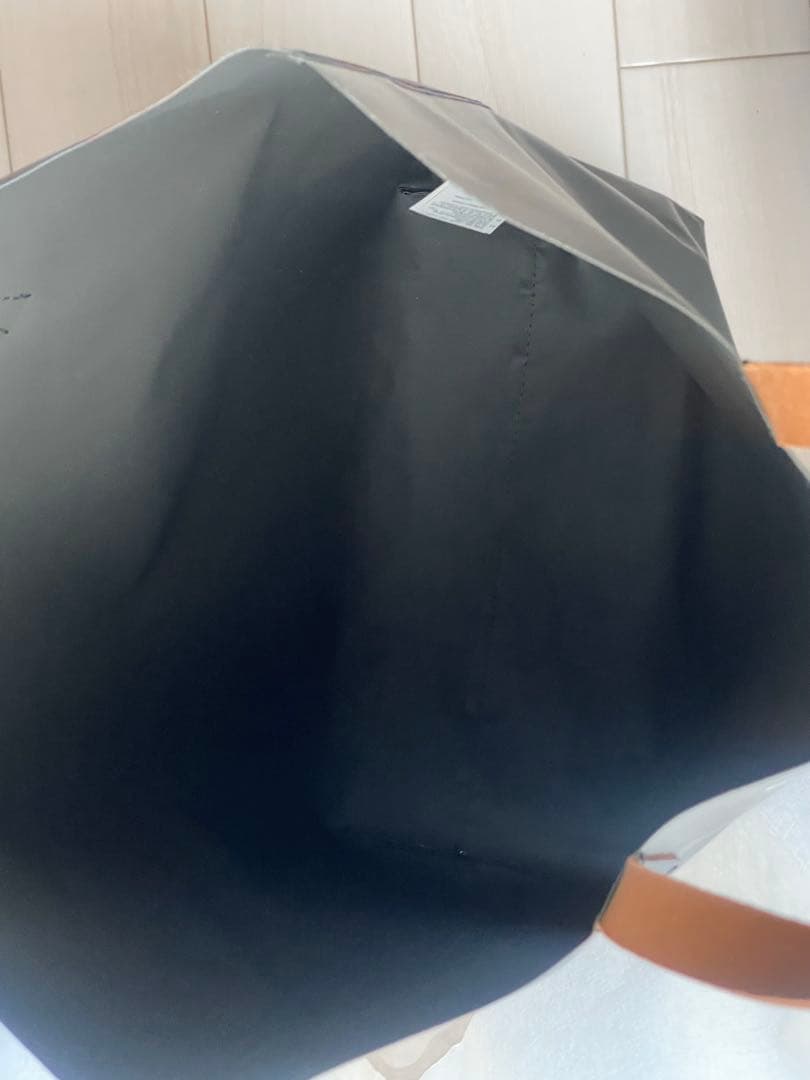 MARNI PVCトートバッグ　ストライプ　大容量