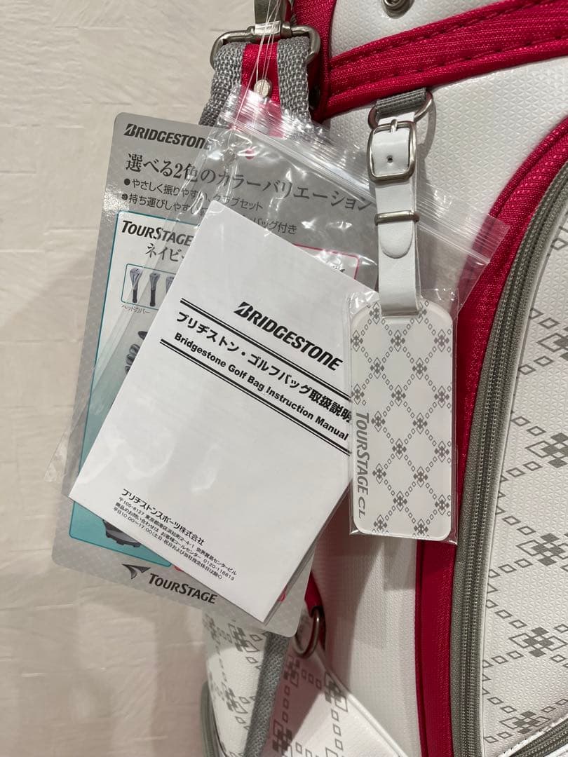 TOURSTAGE キャディバッグ ピンク