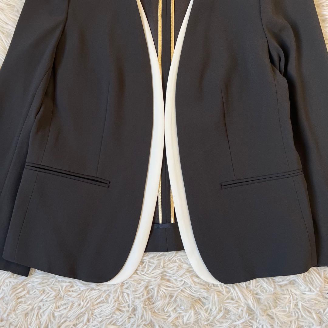 BEIGE ベイジ CINDY ダブル カラー ノーカラー ジャケット 6