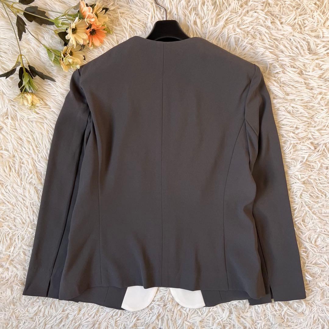 BEIGE ベイジ CINDY ダブル カラー ノーカラー ジャケット 6