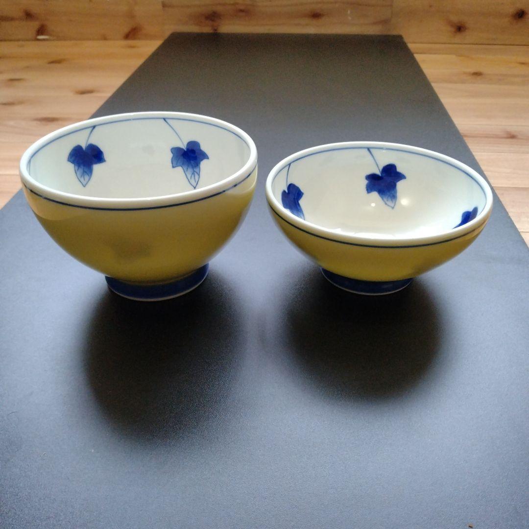 深川製磁　ツタ絵　器　セット　丼　御椀　湯呑み