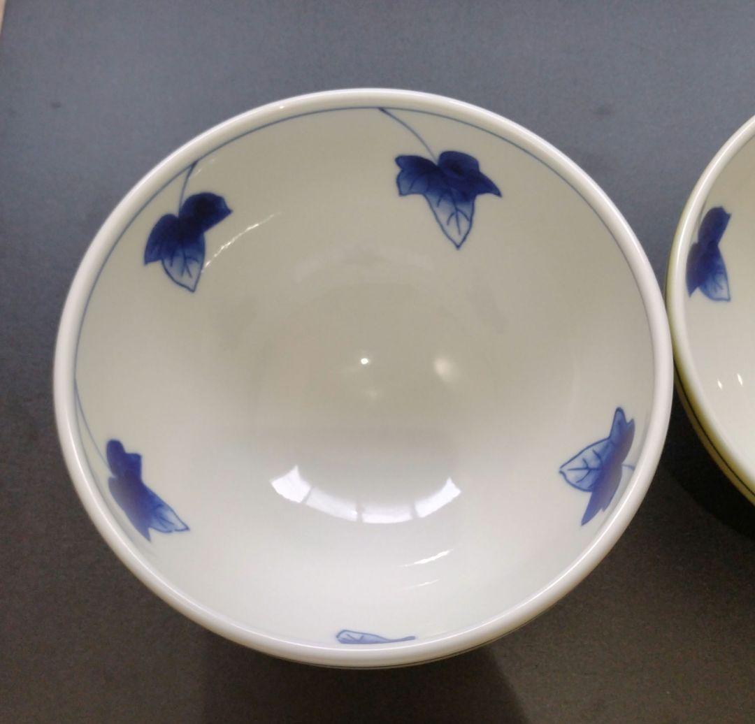 深川製磁　ツタ絵　器　セット　丼　御椀　湯呑み