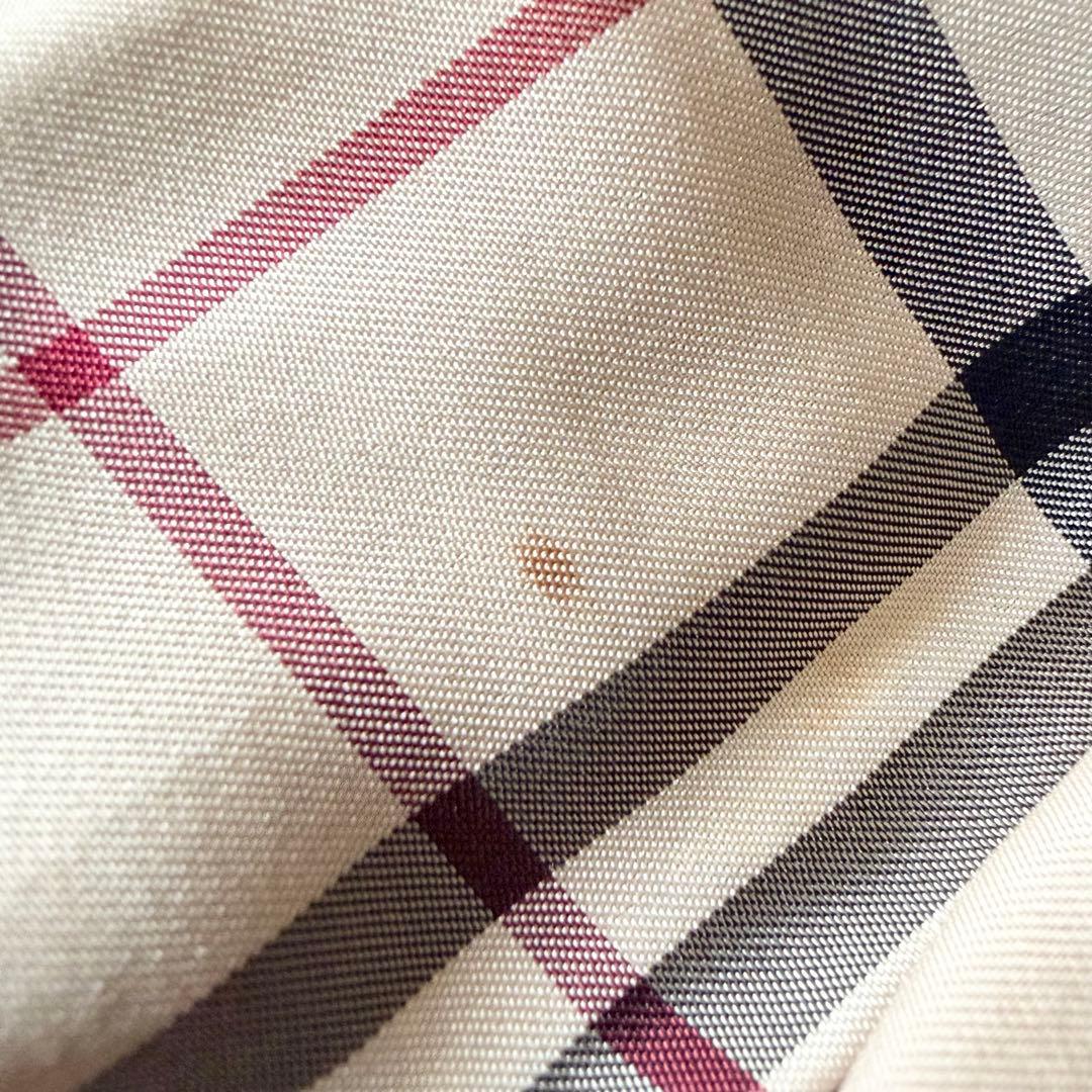 6261 バーバリーロンドン ダウンベスト 46 ノバチェック 洗える ブラック