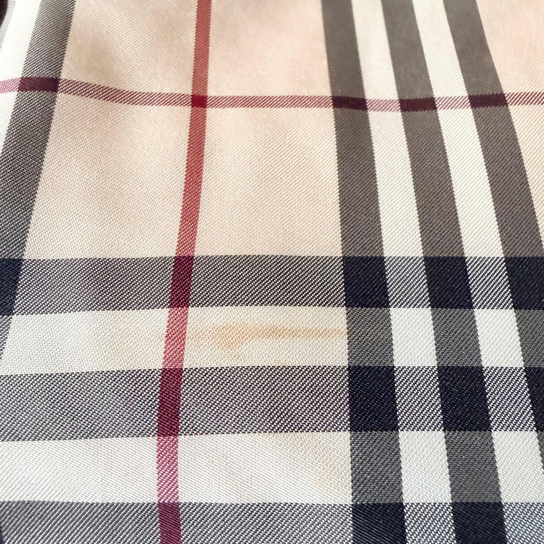 6261 バーバリーロンドン ダウンベスト 46 ノバチェック 洗える ブラック