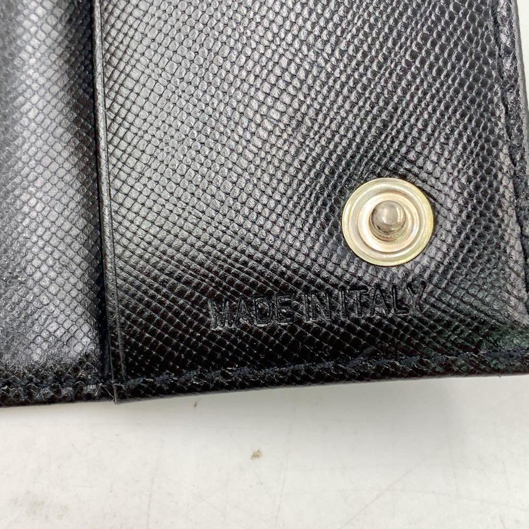 10AAM029 美品 PRADA プラダ ナイロン キーケース ブラック 6連