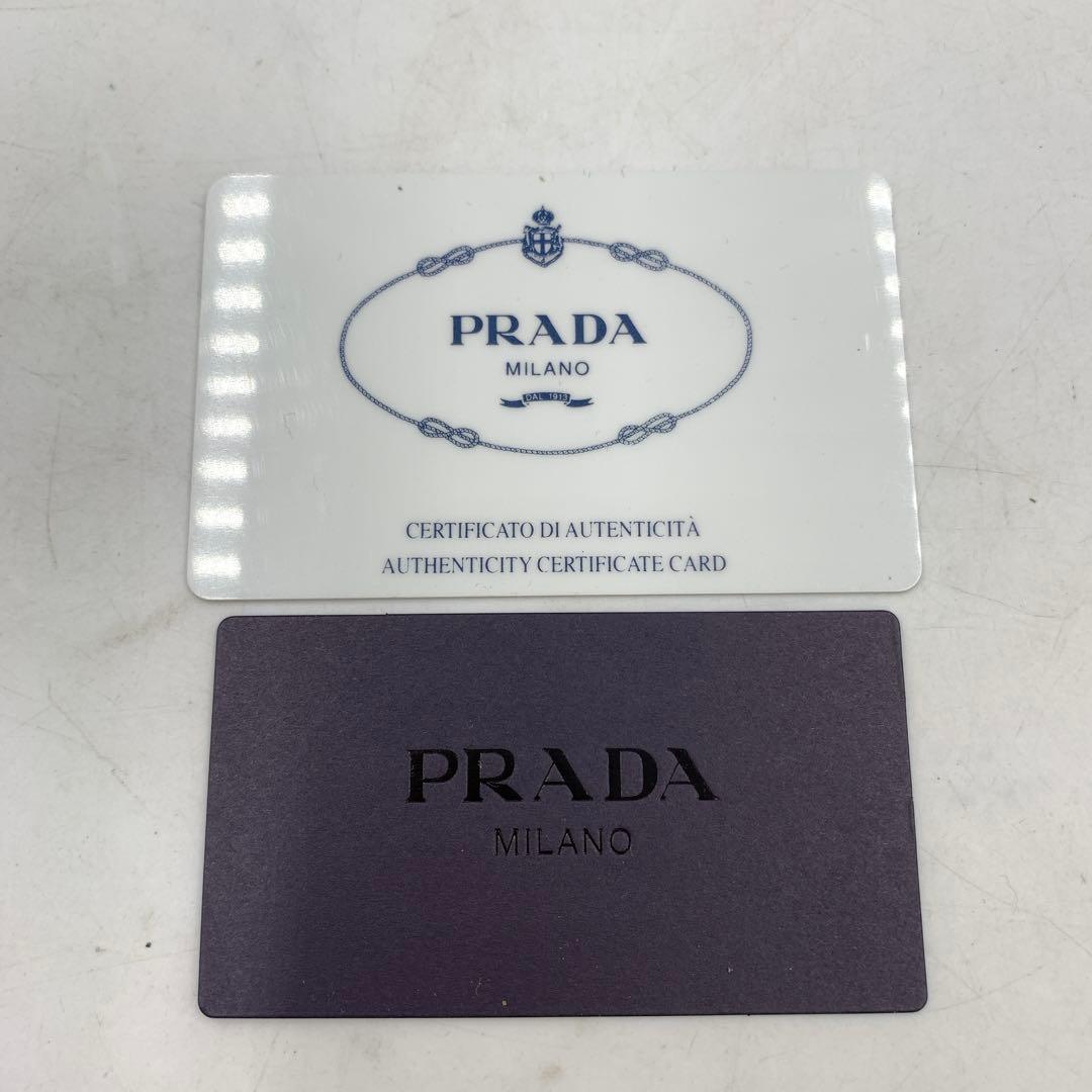 10AAM029 美品 PRADA プラダ ナイロン キーケース ブラック 6連
