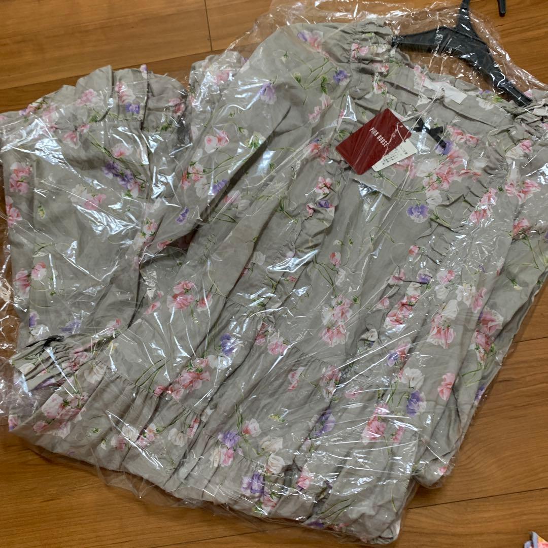 （最終価格）ピンクハウス　スイートピープリントワンピース