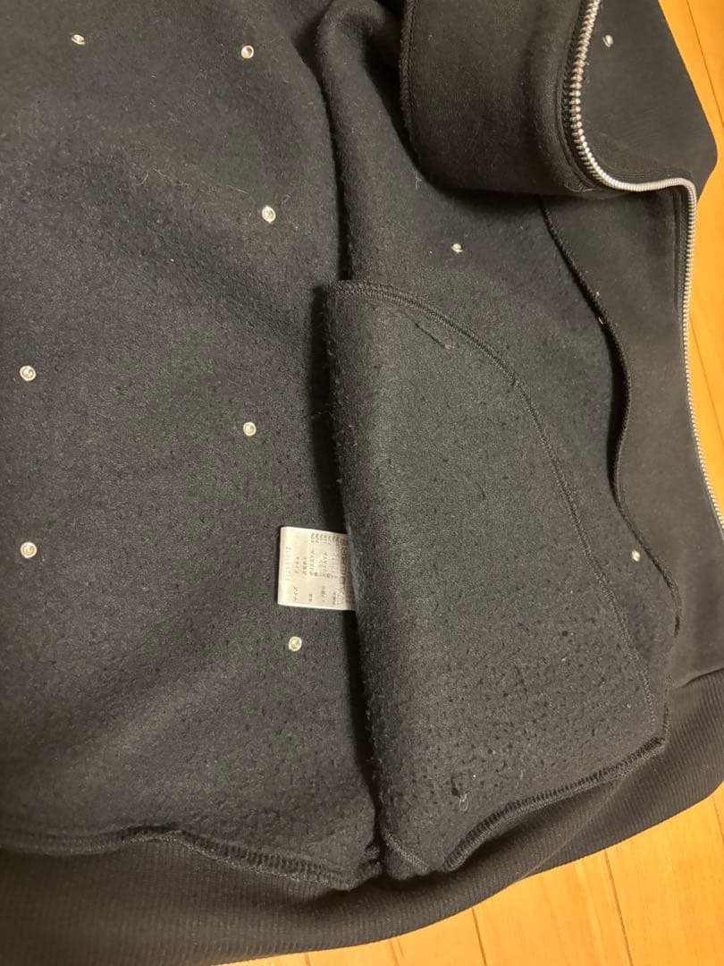 Darich ダーリッチ　DDロゴビジュージップパーカー　ブラック　黒